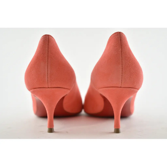 Christian Louboutin Kate 55 Smoothie Suede Classic Pointed Kitten Heel Pump 37.5 - Picture 9 of 10